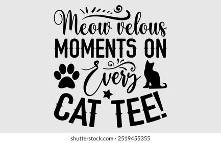 ¡Miau momentos maravillosos en cada camiseta de gato!