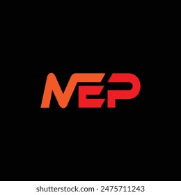 MEP Letter Initial Logo Design Template Vector Illustration