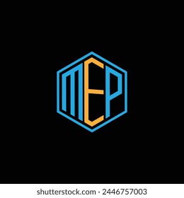 MEP letter logo creative design. MEP unique design
