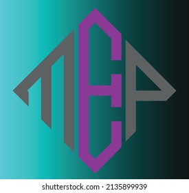 DISEÑO DE LOGOTIPO DE LA LETRA M E P