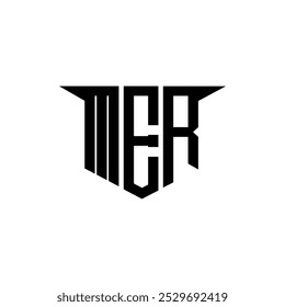 MER carta logotipo design com fundo branco no ilustrador, logotipo vetorial moderno alfabeto estilo de sobreposição de fonte, caligrafia projetos para logotipo, cartaz, convite, etc.