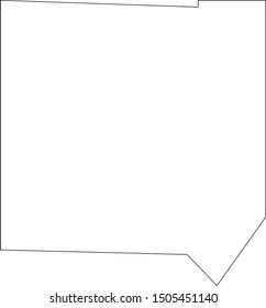 Mercer County map in Pennsylvania state