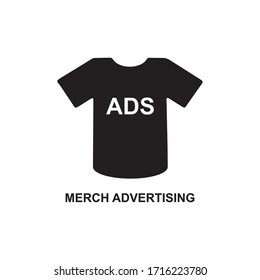 MERCH ADVERTISING ICON , SHIRT CAMPAIGN ICON