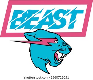 Merch Beast, Eps, Png, Dxf, Digital Download