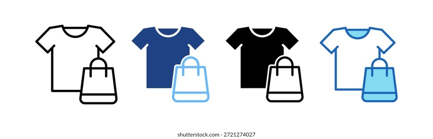 Icono de Mercancía Ilustración vectorial múltiple