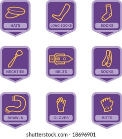 Merchandise Pictogram Series - Accessories