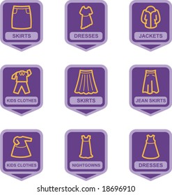 Merchandise Pictogram Series - Clothes