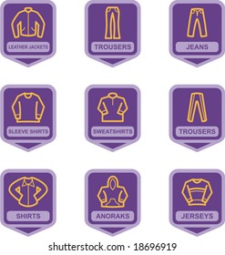 Merchandise Pictogram Series - Clothes