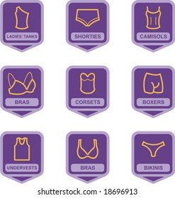 Merchandise Pictogram Series - Underwear