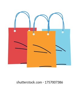 merchandise for sale in electronic media vector illustration desing