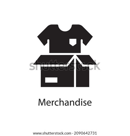 Merchandise vector Solid Icon Design illustration. Activities Symbol on White background EPS 10 File