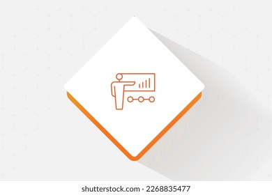 merchandising data icon vector design