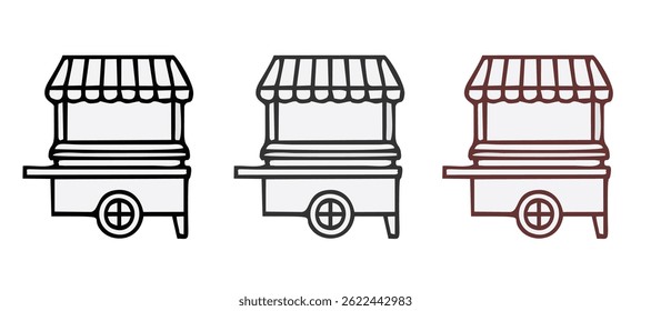Merchant icon from affiliate marketing collection. Simple line Merchant icon for templates, web design and infographics