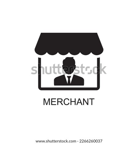 merchant icon , business icon vector