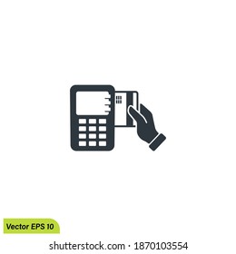 merchant payment icon simbol logo template simple design element