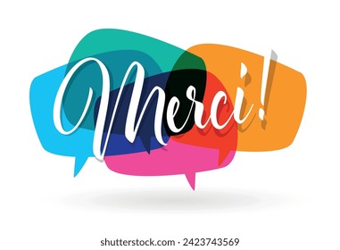 Merci, Thank you in French language