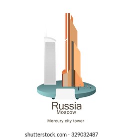 Mercury City Tower In Moscow ,Russia