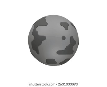 mercury icon 3d illustration render
