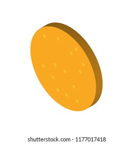 Mercury isometric left top view 3D icon