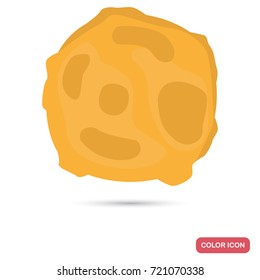 Mercury planet color flat icon