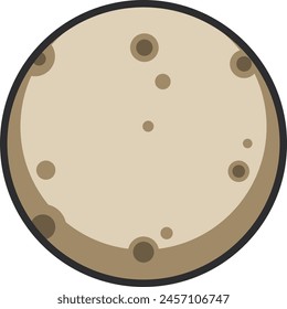 Mercury planet icon vector illustration