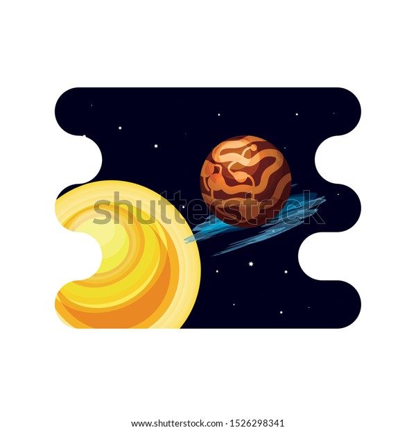 Mercury Planet Sun Scene Space Vector Stock Vector Royalty Free 1526298341 4468