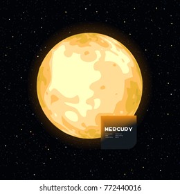 Mercury. Planets of the solar system