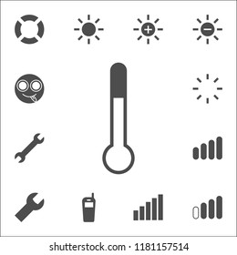 mercury thermometer icon. web icons universal set for web and mobile