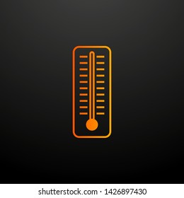 mercury thermometer nolan icon. Elements of camping set. Simple icon for websites, web design, mobile app, info graphics