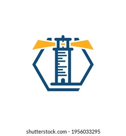 Diseño de logotipo Mercusuar ilustración vectorial, plantilla de concepto de diseño de logotipo Creative Mercusuar, iconos de símbolos