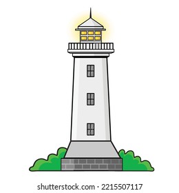 Mercusuar,marine ship navigation towers, Beacon building, lighthouse tower icon logo design illustration wallpaper