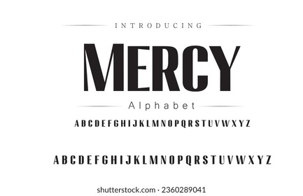 Mercy Font. Alphabet. Script. Typeface. Label .Vintage typeface. For labels and different type designs