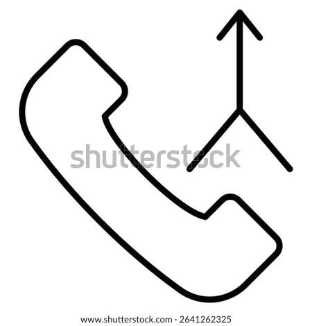 merge call icon simple flat icon vector symbol
