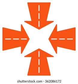 Merge Directions Icon