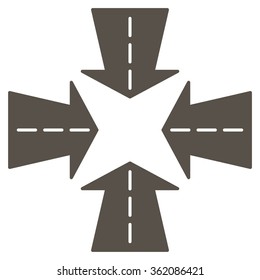 Merge Directions Icon