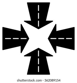 Merge Directions Icon
