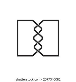 Merge icon design isolated on white background
