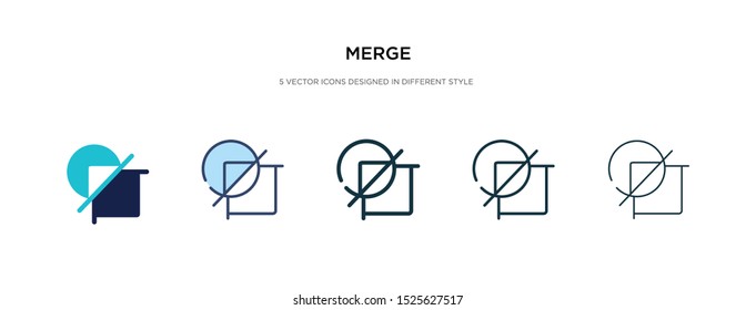 icono de combinación en una ilustración vectorial de estilo diferente. dos iconos vectoriales de combinación en color y negro diseñados en estilo relleno, contorno, línea y trazo pueden utilizarse para web, móvil, ui