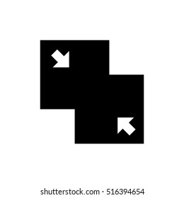Merge icon - vector illustration.