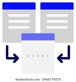 Icono de fusión para Web, App, infografía, etc