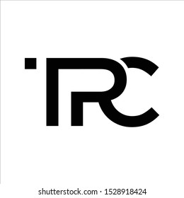 merge initial T, R, and C to form a logo.