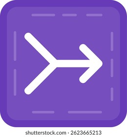 Design de ícone de vetor de linha de mesclagem