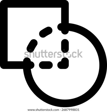 Merge, Merging, Combine Outline Icon