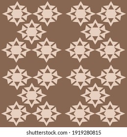 Merge stars with pentagons pattern template