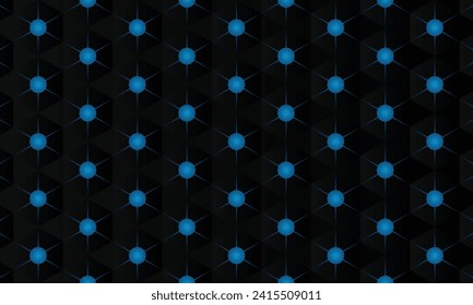 Merge technology with style using this blue tech geometric pattern. Perfect for infusing a modern and futuristic vibe into your designs.