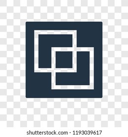 Merge vector icon isolated on transparent background, Merge transparency logo concept