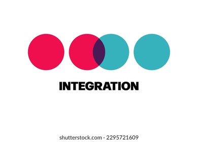 Merger and Acquisition concept. Business flat Icon