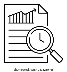 Merger and Acquisition due diligence concept, historic and future maintainable earnings valuation on white background, Business Data Analysis vector icon design