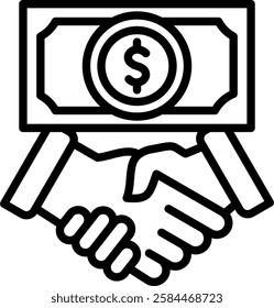Merger And Acquisition Icon Symbol Element For Design