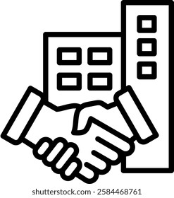 Merger And Acquisition Icon Symbol Element For Design